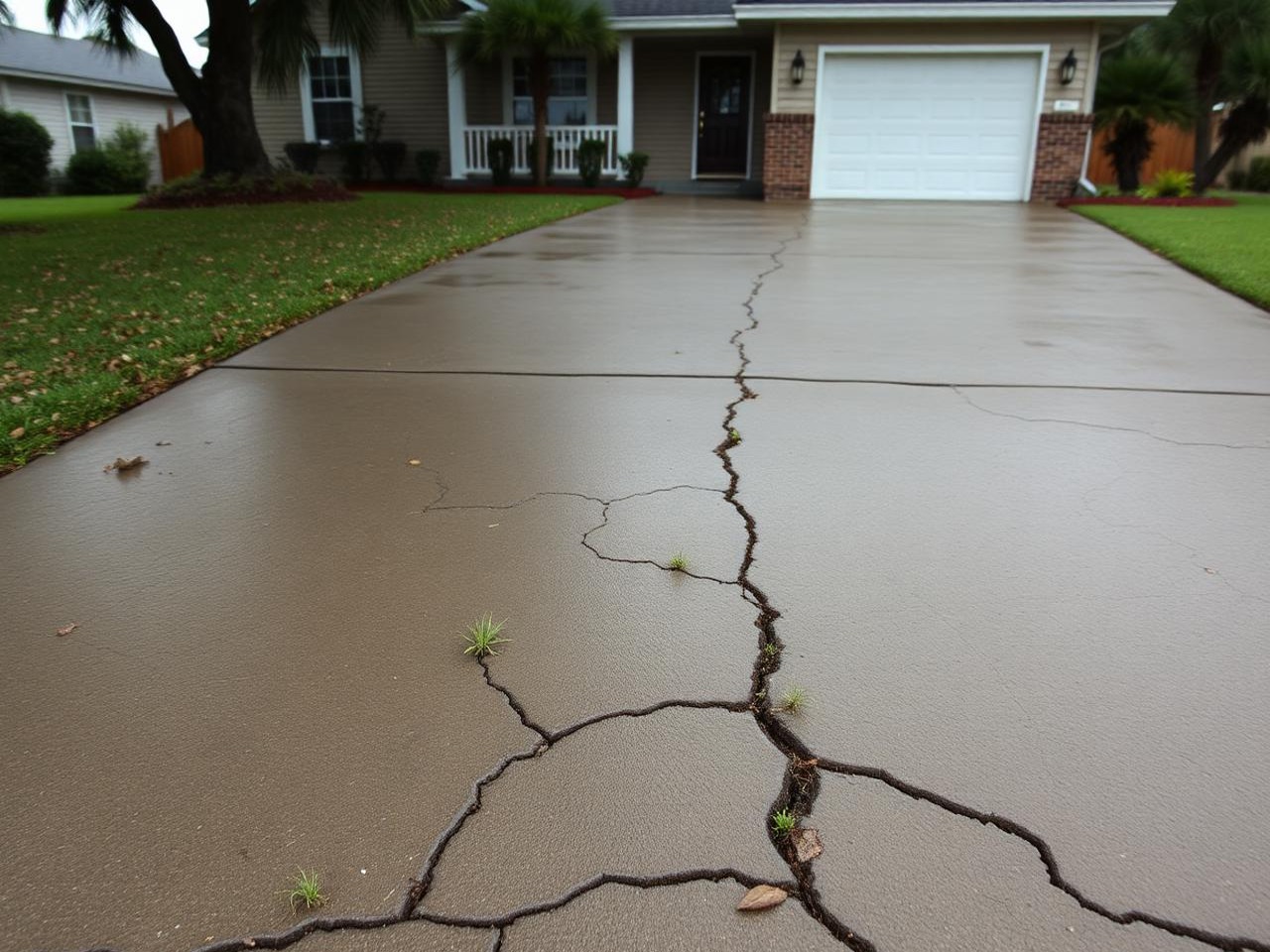 Driveway Replacement before construction